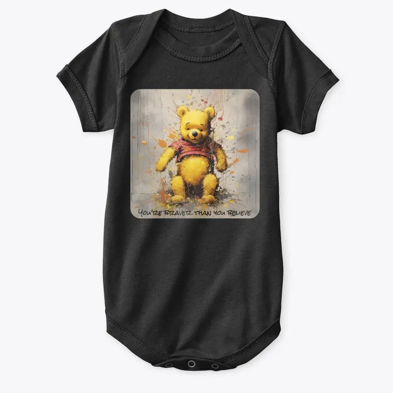 Winnie the Pooh Onesie with Quote